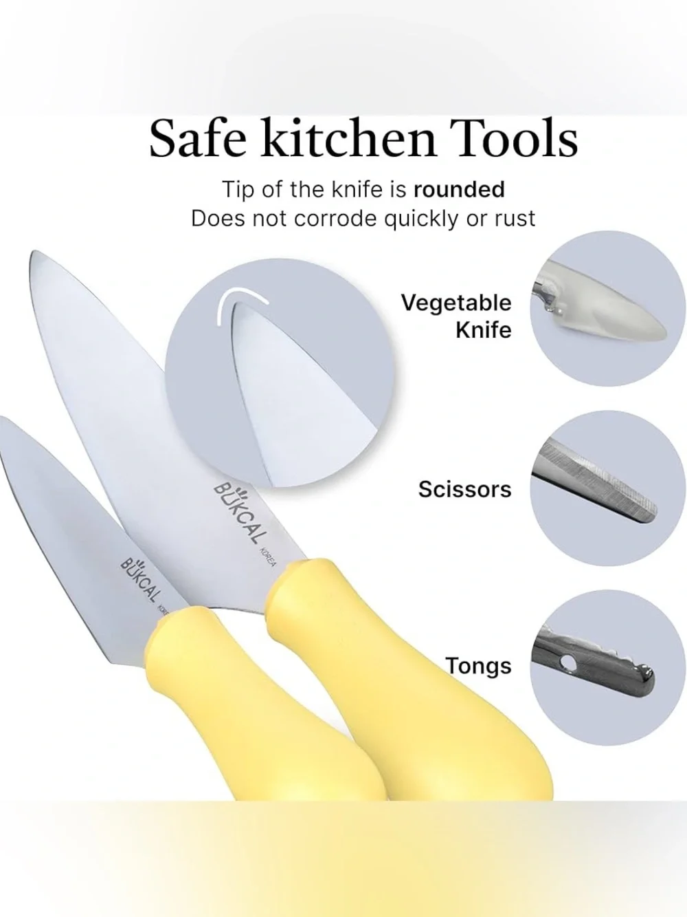 5pc Kitchen Knife & Utensil Set